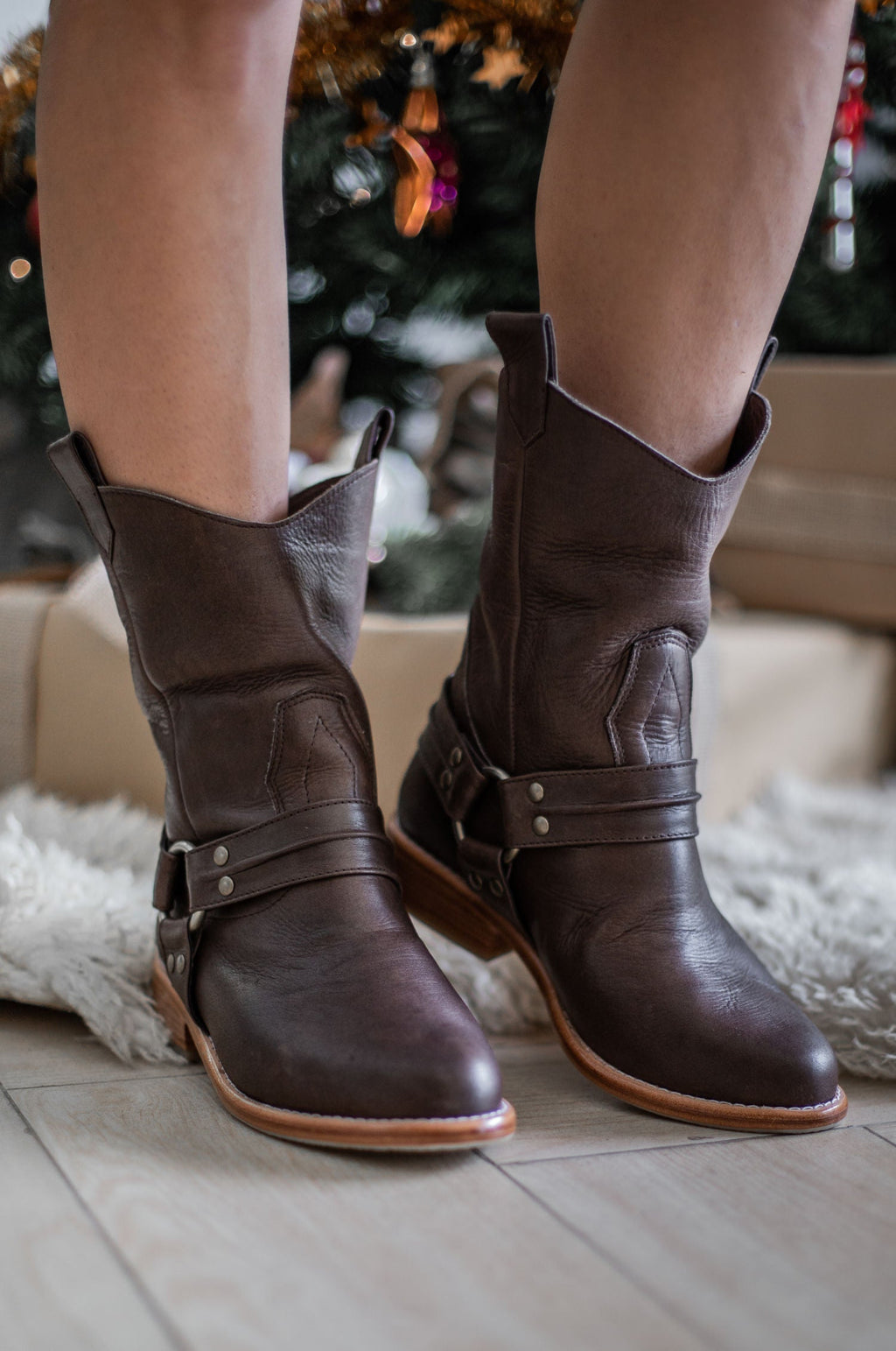 Cali Pull-On Leather Boots