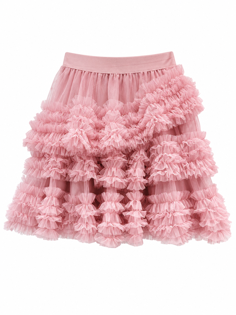 Spirited Ruffle Mini Skirt