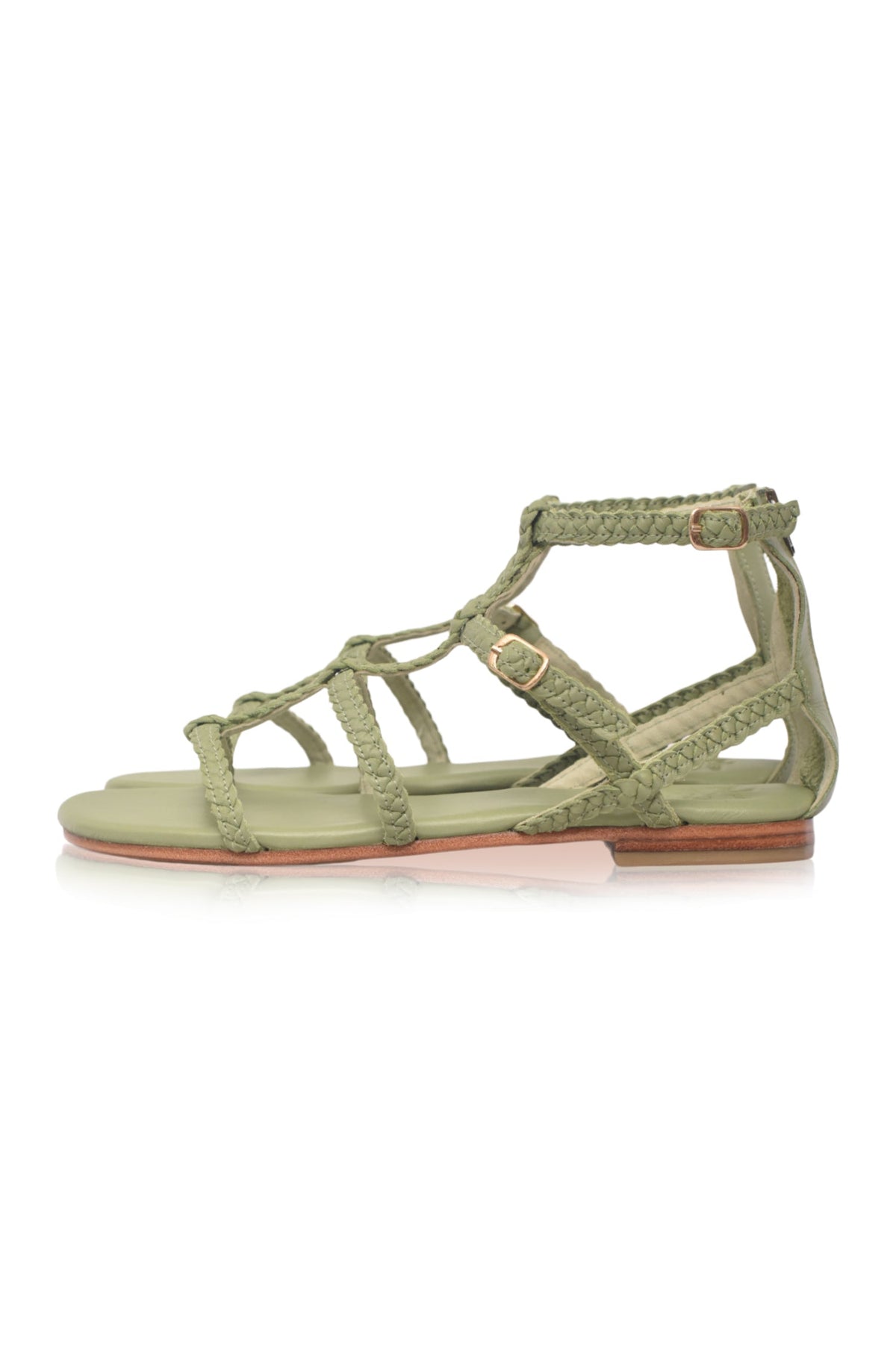 Luce Gladiator Leather Sandals (Sz. 8.5)