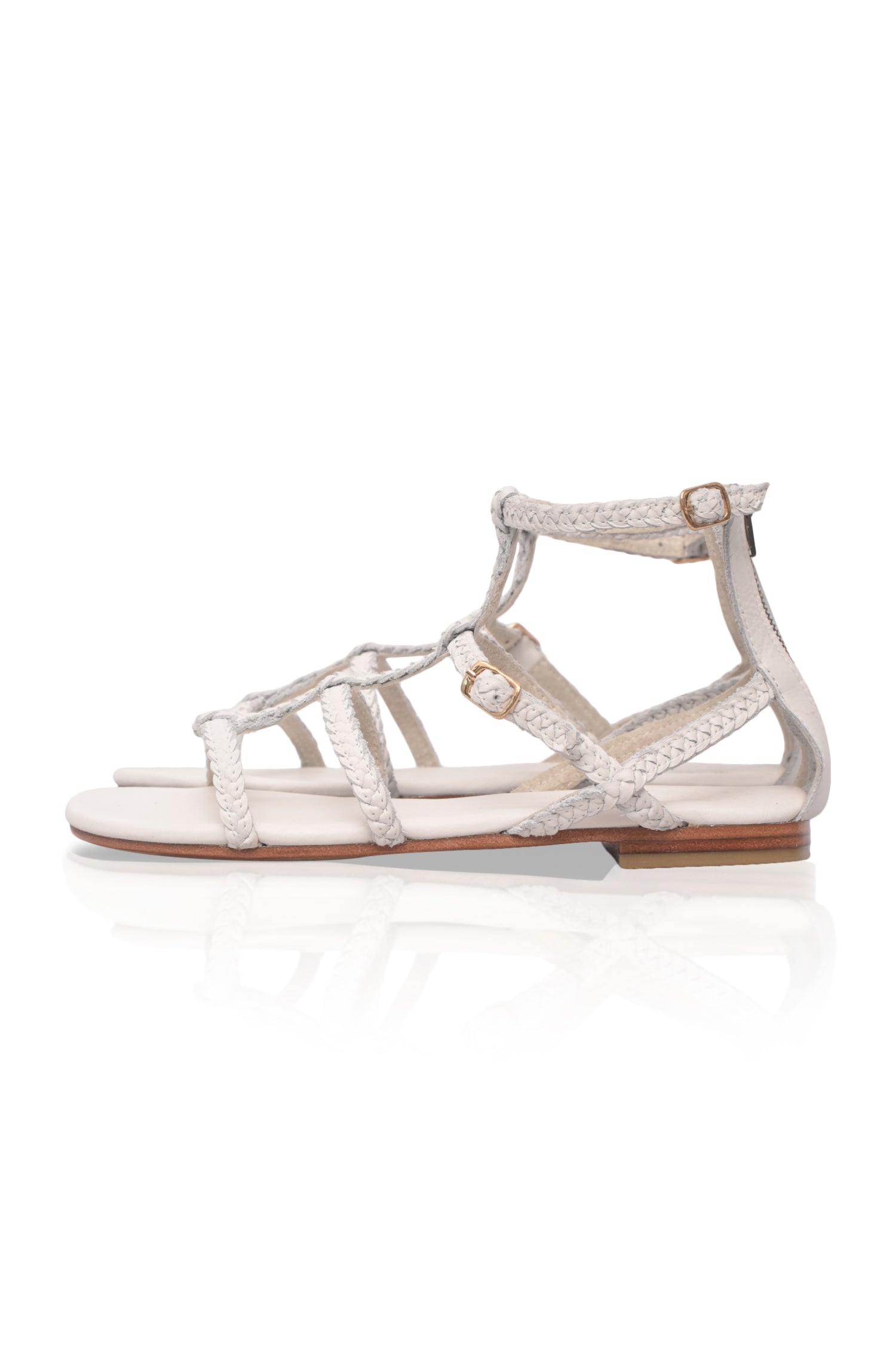 Luce Gladiator Leather Sandals (Sz. 8.5)