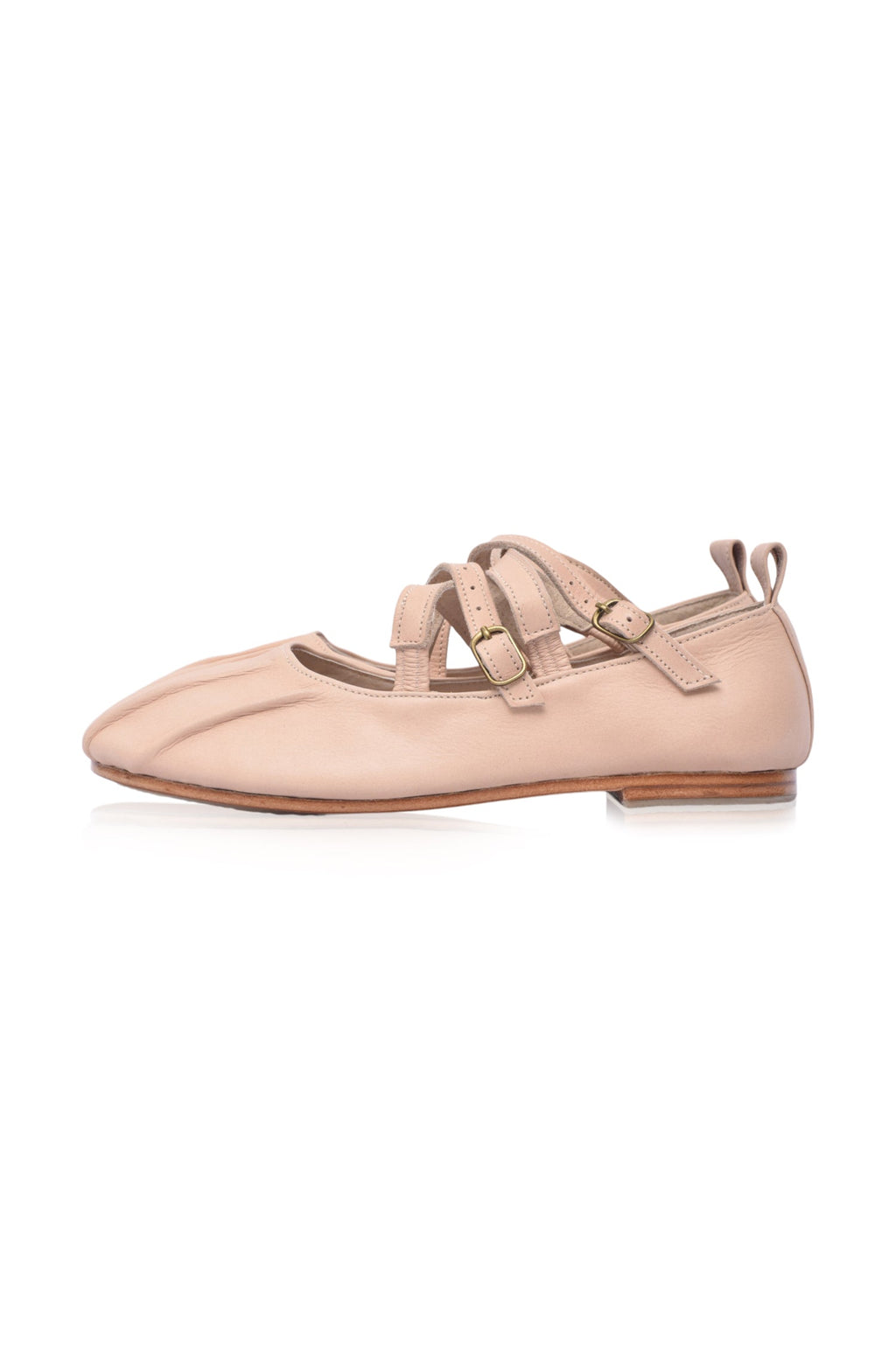 Obsession Criss-Cross Round Toe Flats