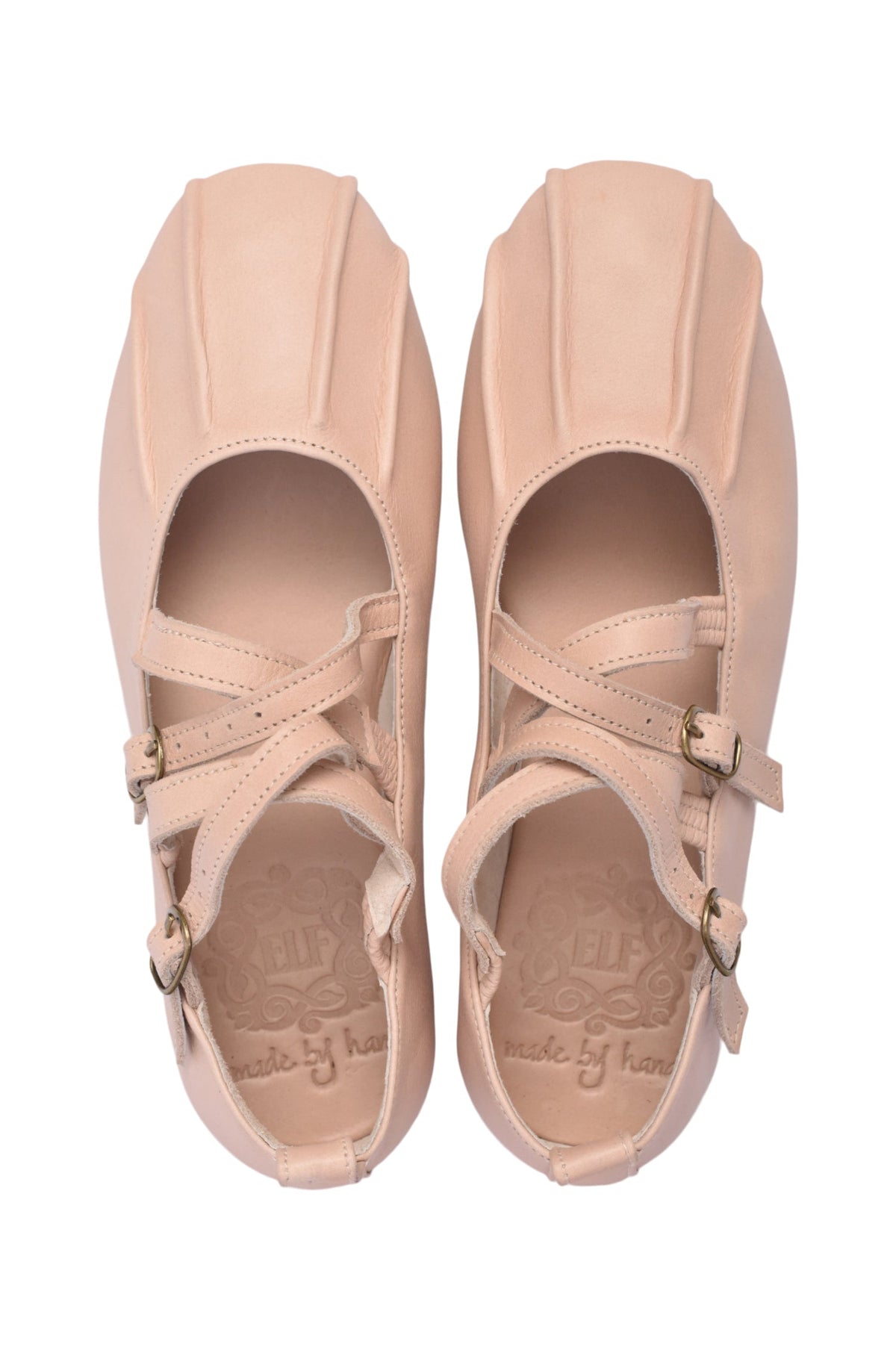 Obsession Criss-Cross Round Toe Flats