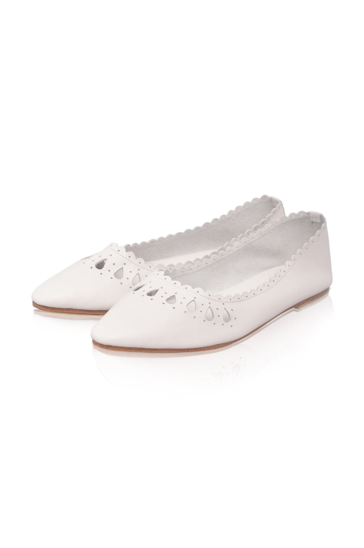Pura Vida Cut-Out Leather Flats