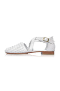 Riviera Woven Leather Flats (Sz. 8.5)