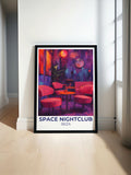 Space Nightclub Collection Chill Out Area Art Ibiza Travel Posters