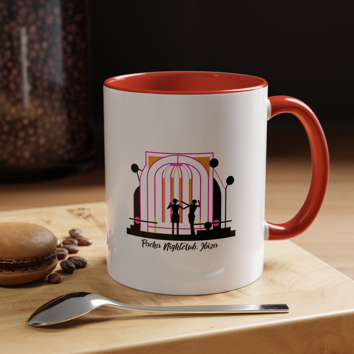 Pacha Nightclub  Mug - Ibiza Souvenir Mug - Pacha Ibiza Mug - Ibiza Party Mug - Nightlife Mug - Pacha Ibiza Art Mug