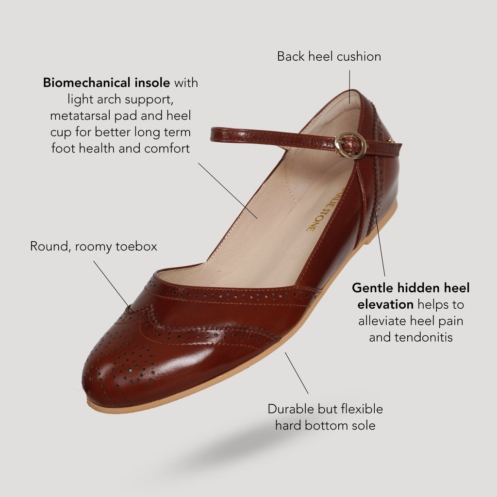 Dorian (Noisette) with Biomechanical Insole