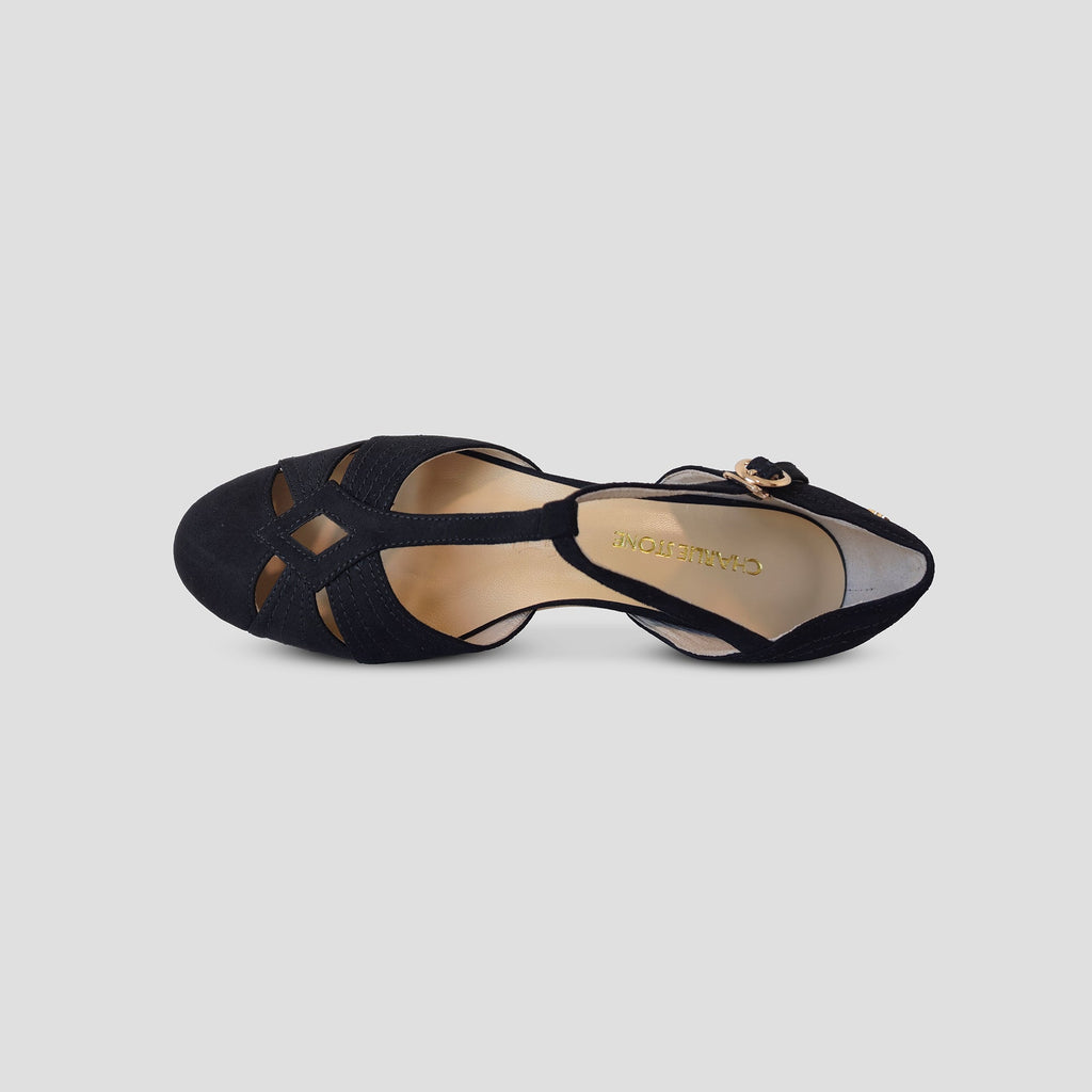 London (Black Suede)