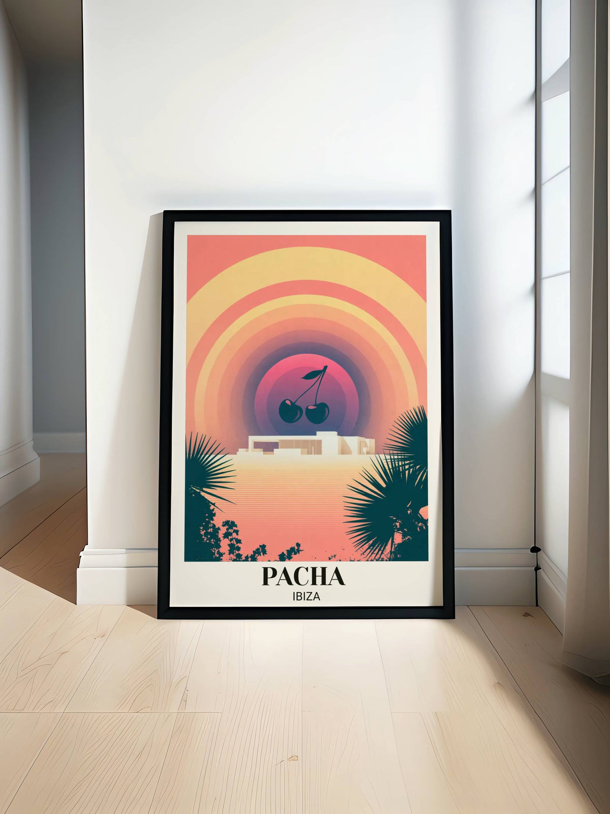 Pacha Ibiza "The Dreamscape" | Ethereal Retro-Futurist Sunset Art Print