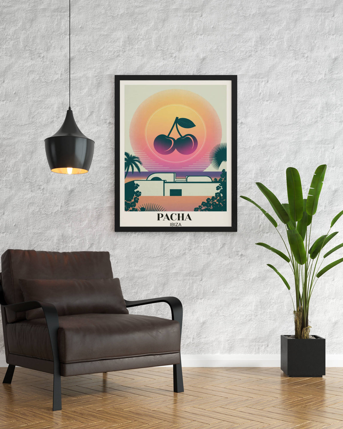 Pacha Ibiza "The Icon" | Retro-Futurist Nightclub Dreamscape Art Print