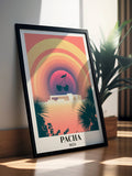 Pacha Ibiza "The Dreamscape" | Ethereal Retro-Futurist Sunset Art Print