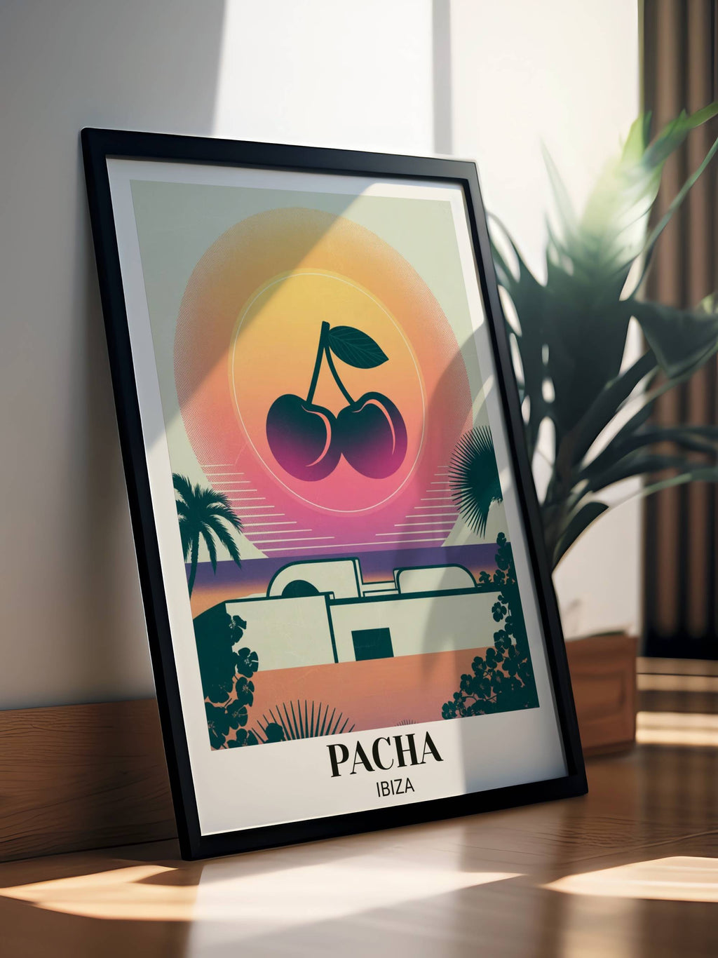 Pacha Ibiza "The Icon" | Retro-Futurist Nightclub Dreamscape Art Print