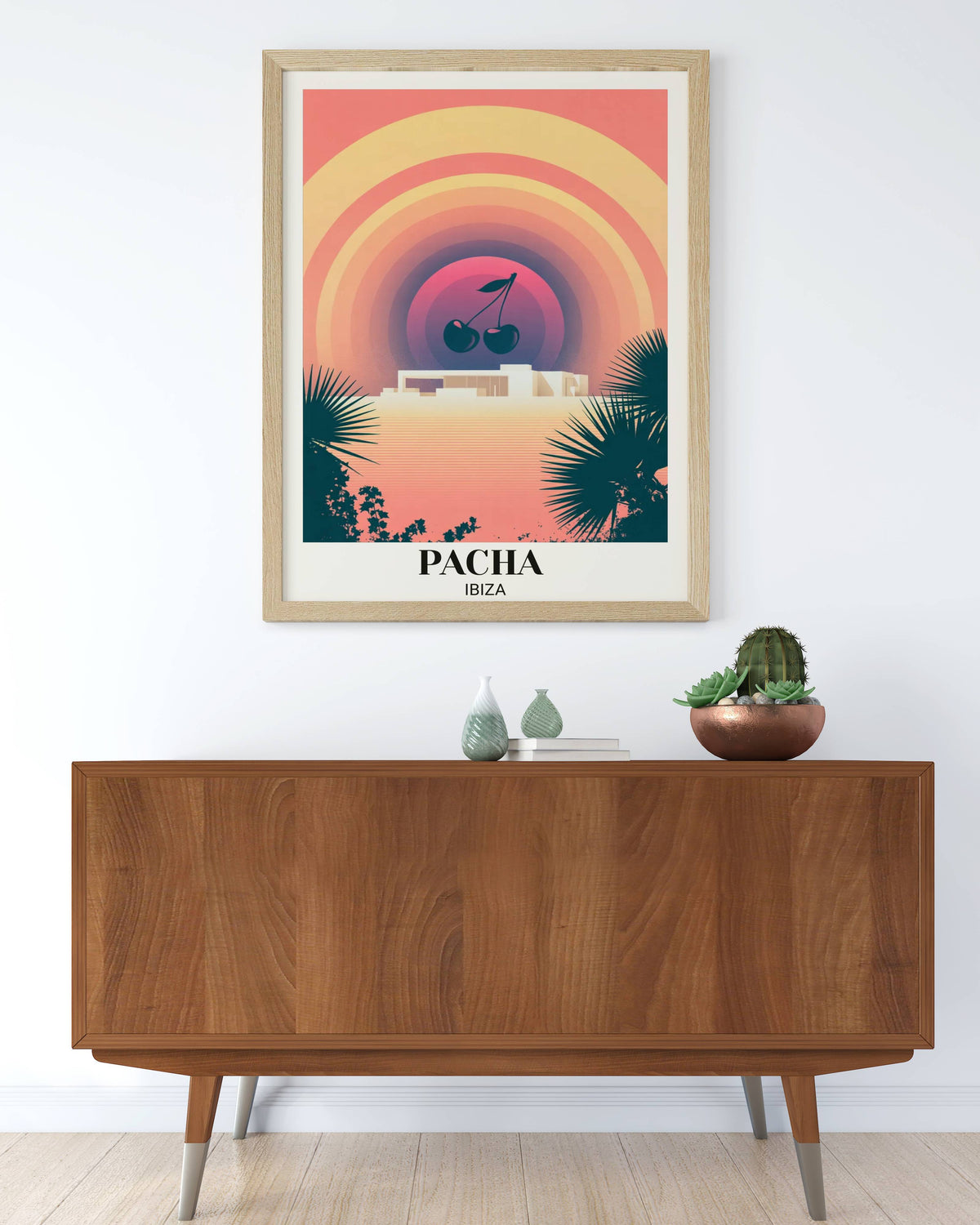 Pacha Ibiza "The Dreamscape" | Ethereal Retro-Futurist Sunset Art Print