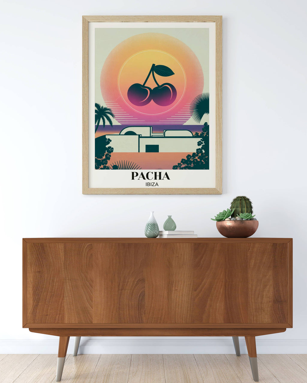 Pacha Ibiza "The Icon" | Retro-Futurist Nightclub Dreamscape Art Print