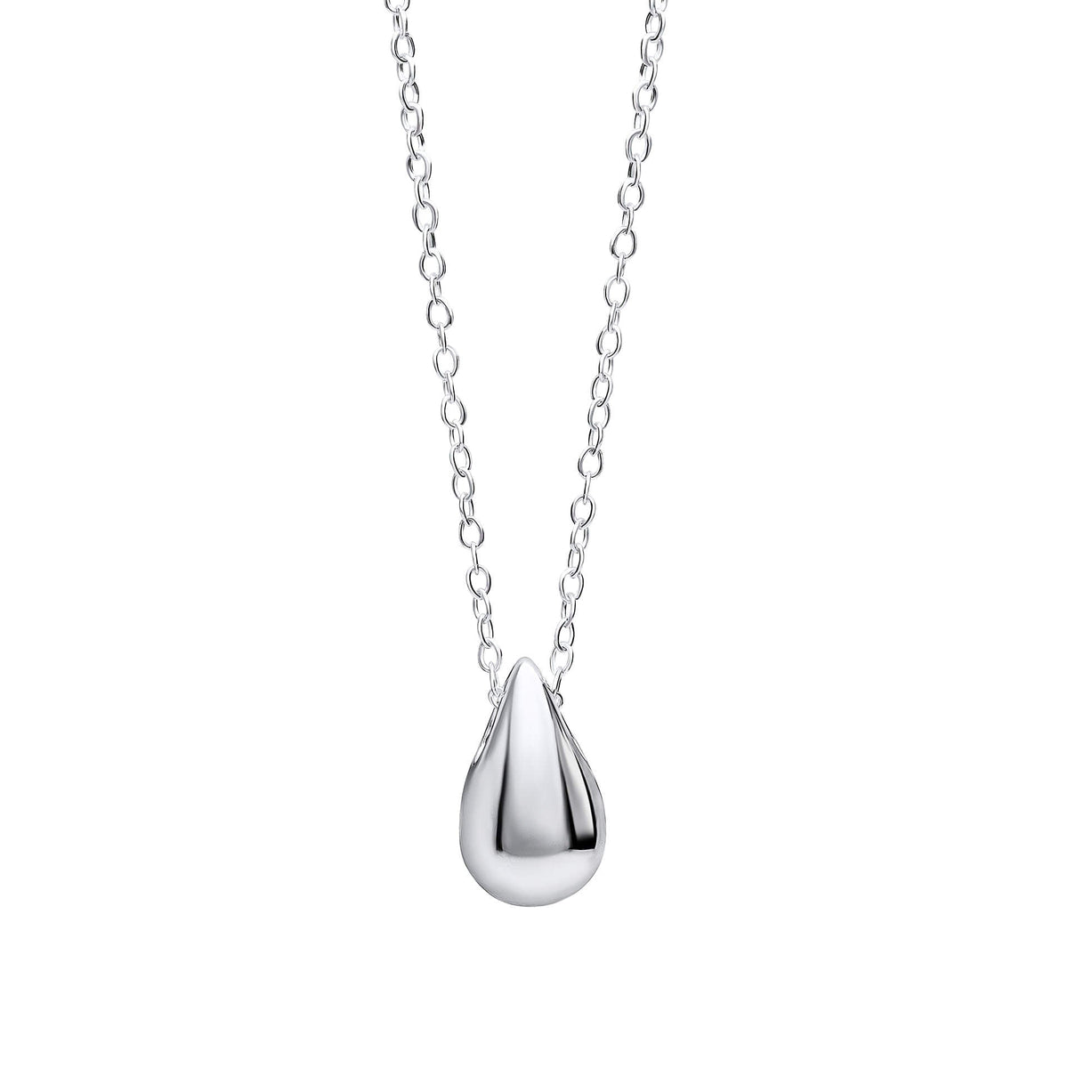 Beginnings Solid Teardrop Necklace